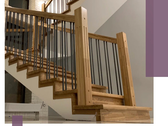 Реставрация деревянных и металлических лестниц в Урюпинске