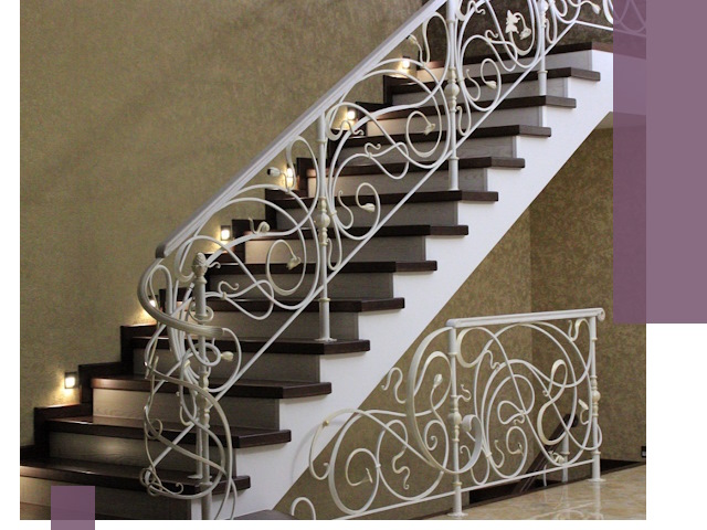 Кованые лестницы под ключ в Урюпинске — изготовление и монтаж