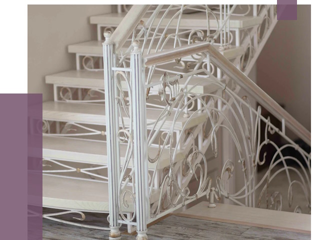 Изготовление кованых лестниц на заказ в Урюпинске от 87559 руб. | ПРОЛЁТ-Рюп