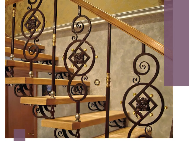 Изготовление кованых лестниц под ключ в Урюпинске