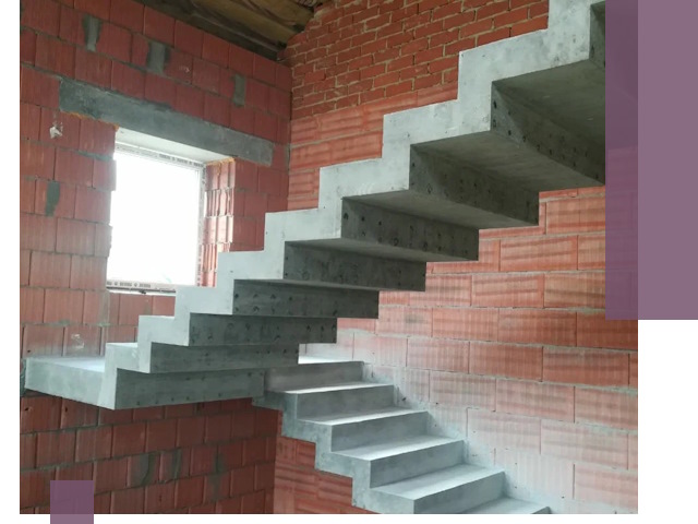 Бетонные лестницы под ключ в Урюпинске: монтаж, демонтаж, ремонт