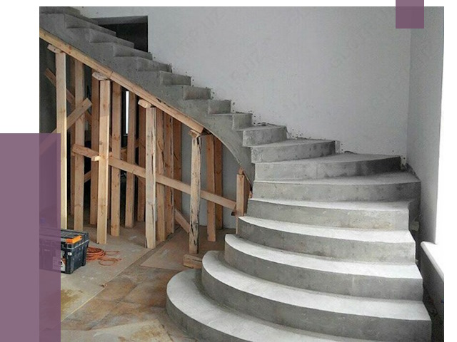 Изготовление бетонных лестниц под ключ в Урюпинске от 20087 руб. | ПРОЛЁТ-Рюп