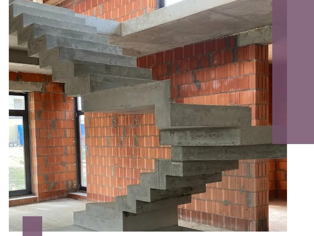 Изготовление бетонных лестниц под ключ в Урюпинске