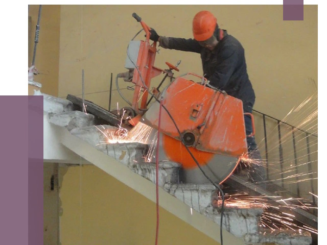 Демонтаж бетонных лестниц в Урюпинске от 4635 руб. за м2 | ПРОЛЁТ-Рюп