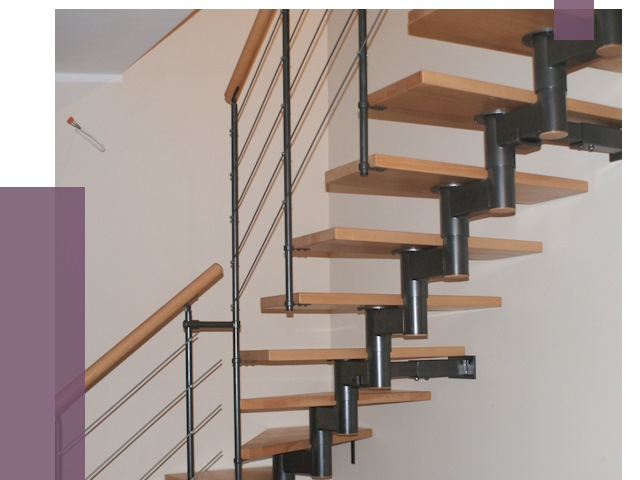 Изготовление модульных лестниц в Урюпинске от 11589 руб. 