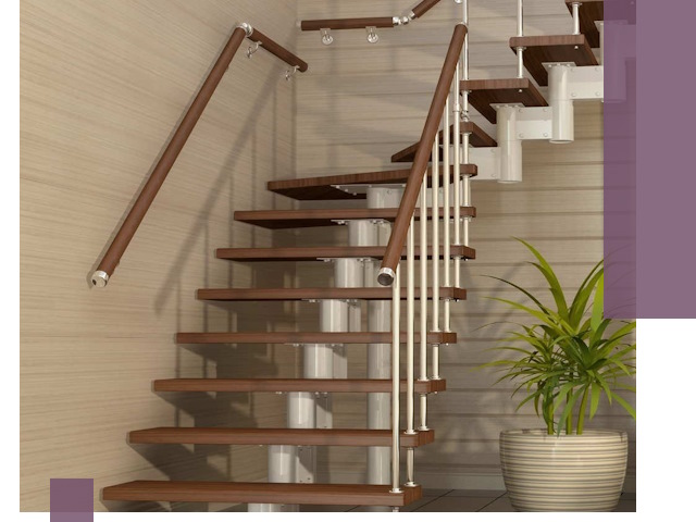 Изготовление модульных лестниц под ключ в Урюпинске