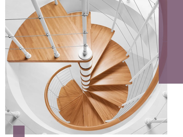 Изготовление винтовых лестниц под ключ в Урюпинске