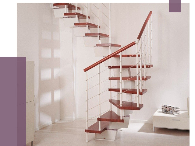 Изготовление лестниц на больцах в Урюпинске от 9786 руб. | ПРОЛЁТ-Рюп