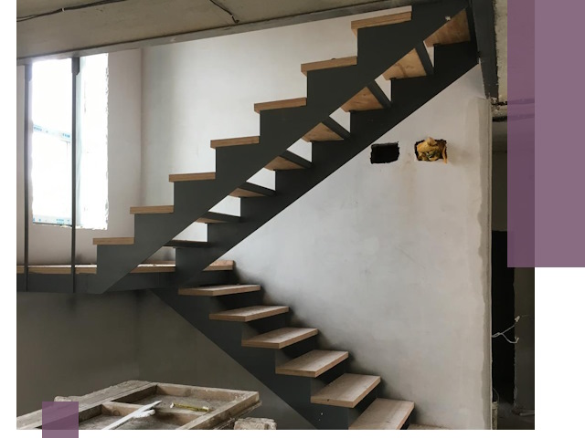 Изготовление лестниц на металлокаркасе в Урюпинске от производителя