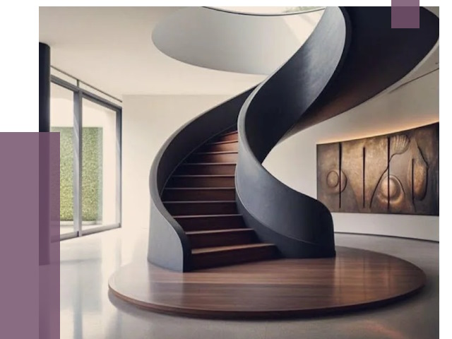 Элитные лестницы под заказ в Урюпинске от 190569 руб. — ПРОЛЁТ-Рюп