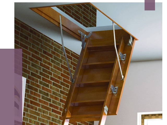 Установка чердачной лестницы в Урюпинске от 7880 руб. | ПРОЛЁТ-Рюп