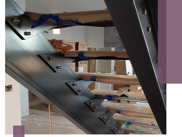 Усиление лестничных конструкций и усиление опор в Урюпинске