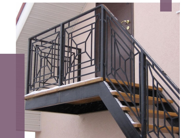 Металлические перила в Урюпинске от 4326 руб.  | ПРОЛЁТ-Рюп