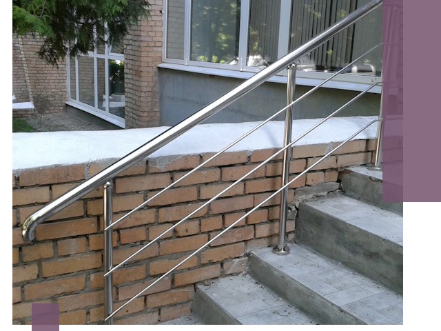 Перила из нержавеющей стали высокого качества в Урюпинске