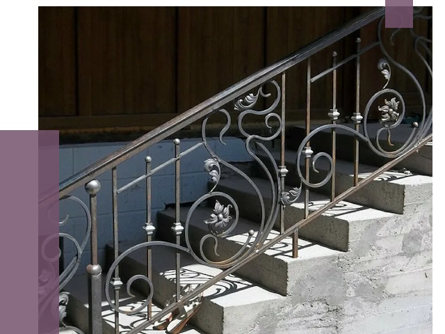 Кованые перила в Урюпинске от 8756 руб. под ключ — качество от ПРОЛЁТ-Рюп