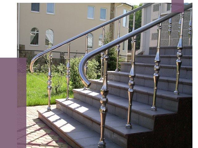 Перила для крыльца в Урюпинске от 10816 руб. — монтаж ПРОЛЁТ-Рюп