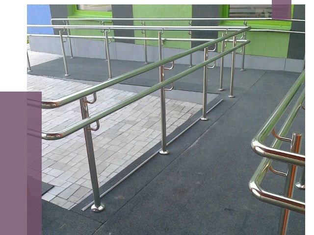 Ограждения пандусов в Урюпинске от 4378 руб. монтаж | ПРОЛЁТ-Рюп