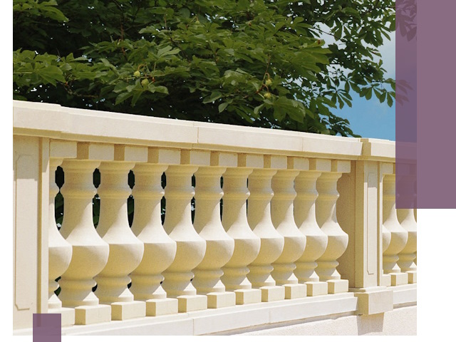 Установка балюстрады в Урюпинске: изготовление и монтаж под ключ