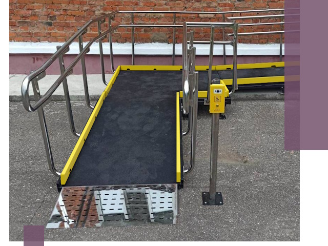 Изготовление наклонных пандусов для инвалидов в Урюпинске