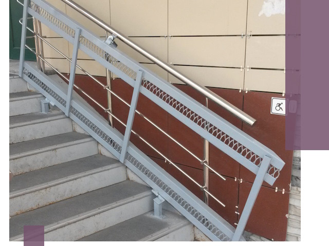 Изготовление откидных пандусов под ключ в Урюпинске