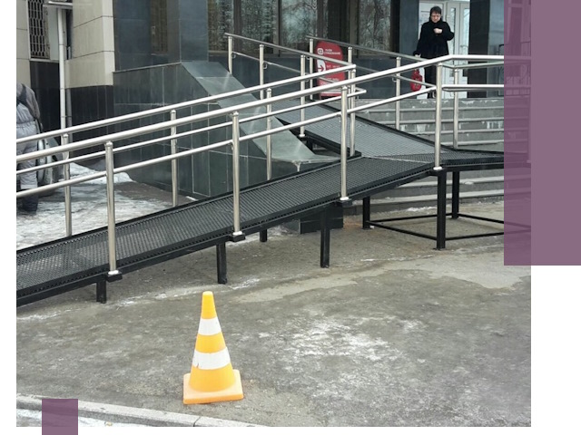 Стационарные пандусы под ключ в Урюпинске — изготовление и монтаж