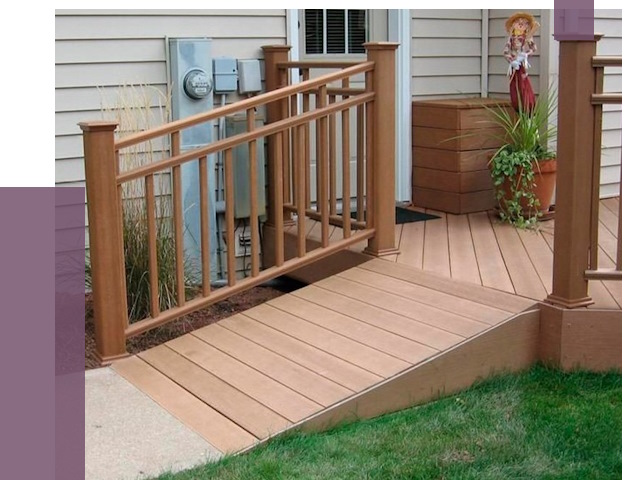 Пандус на крыльцо в Урюпинске под ключ от 7829 руб. 