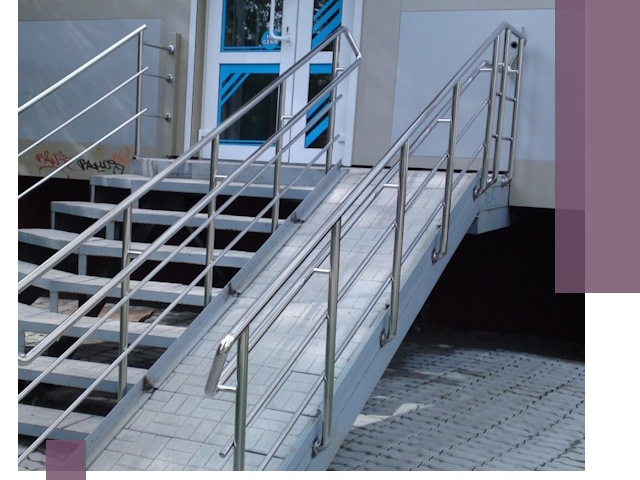 Пандус на крыльцо под ключ в Урюпинске: монтаж и изготовление