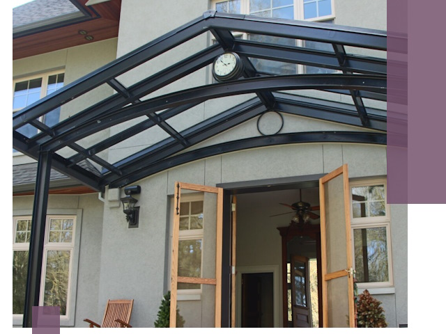 Изготовление и монтаж навесов и козырьков в Урюпинске