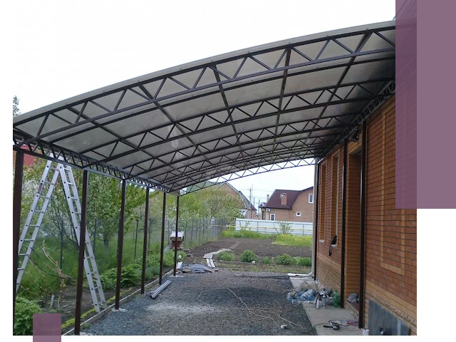 Профессиональный монтаж навесов под ключ в Урюпинске