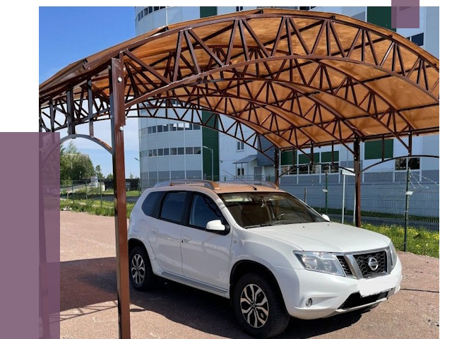 Недорогие навесы в Урюпинске от 43264 руб.  | ПРОЛЁТ-Рюп