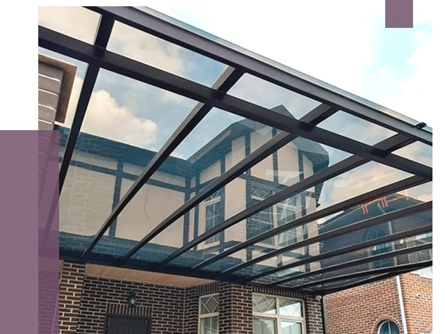 Навесы из поликарбоната в Урюпинске от 8673 руб. под ключ — ПРОЛЁТ-Рюп