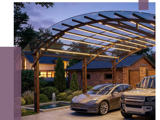 Металлические навесы в Урюпинске от 12773 руб. под ключ — ПРОЛЁТ-Рюп