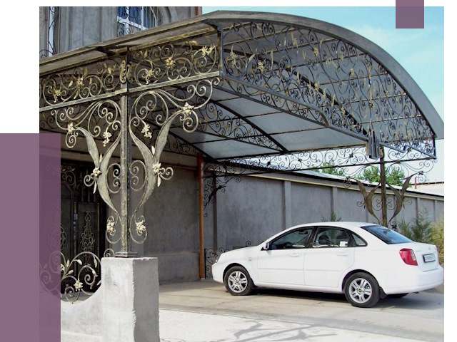 Кованые навесы в Урюпинске от 14679 руб. | ПРОЛЁТ-Рюп