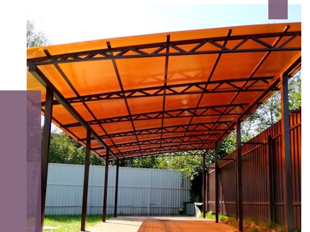 Односкатные навесы под ключ в Урюпинске от 13237 руб. 