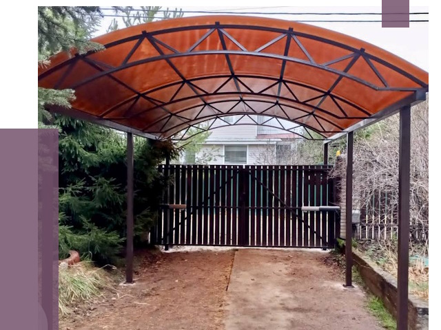 Арочные навесы в Урюпинске от 12825 руб. — изготовление и монтаж | ПРОЛЁТ-Рюп