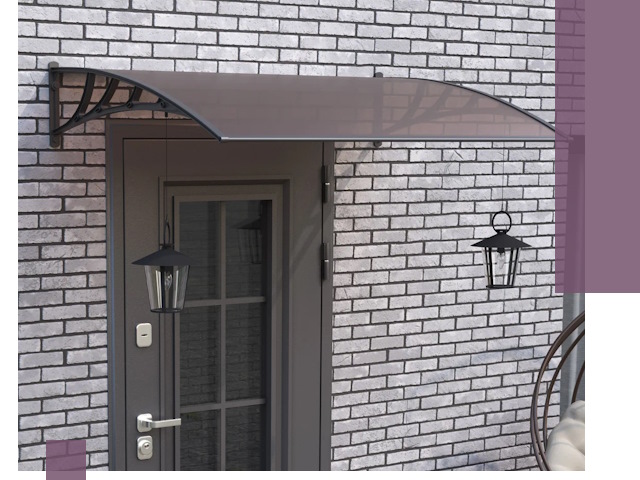 Недорогие козырьки и навесы под ключ в Урюпинске