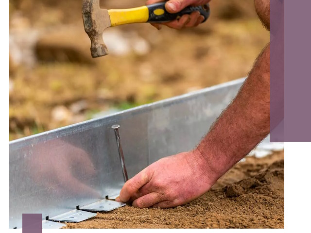 Монтаж металлических бордюров в Урюпинске быстро и качественно