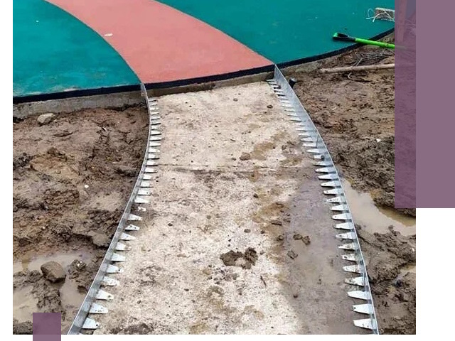 Металлические бордюры для дорожек в Урюпинске — монтаж и изготовление