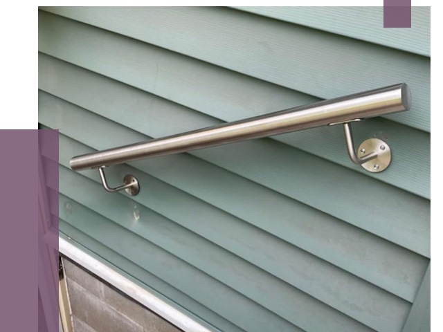 Поручни из нержавеющей стали в Урюпинске от 7726 руб.  | ПРОЛЁТ-Рюп